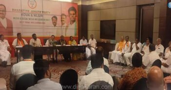 2 நாள் பயணமாக கோவை வந்துள்ளார் பாஜ நிர்வாகிகளுடன் நட்டா ஆலோசனை