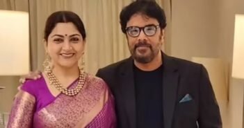 "தனது கலைத்திறமையால் மகிழ்வித்து வந்த சுந்தர்.சி இனி மக்களுக்கு சேவை ஆற்றுவார்"- வாழ்த்திய குஷ்பு