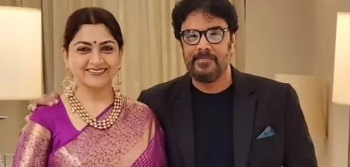 "தனது கலைத்திறமையால் மகிழ்வித்து வந்த சுந்தர்.சி இனி மக்களுக்கு சேவை ஆற்றுவார்"- வாழ்த்திய குஷ்பு