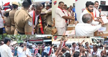 கூட்டத்தில் சிக்கிய திமுக வேட்பாளர்,டூ- வீலரில் அண்ணாமலை,எஸ்.பி.வேலுமணி வேட்புமனு தாக்கல் நிகழ்வு