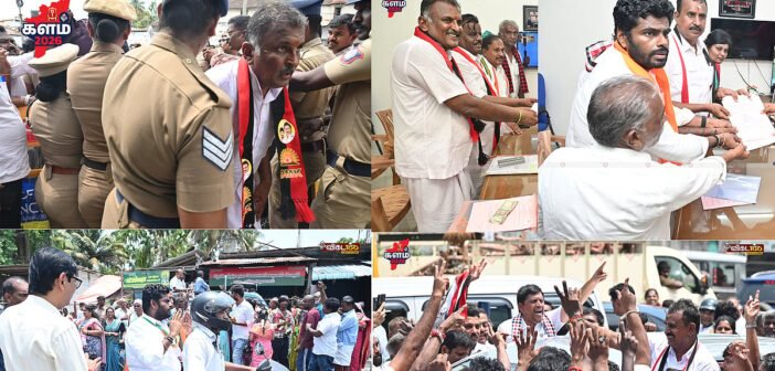 கூட்டத்தில் சிக்கிய திமுக வேட்பாளர்,டூ- வீலரில் அண்ணாமலை,எஸ்.பி.வேலுமணி வேட்புமனு தாக்கல் நிகழ்வு