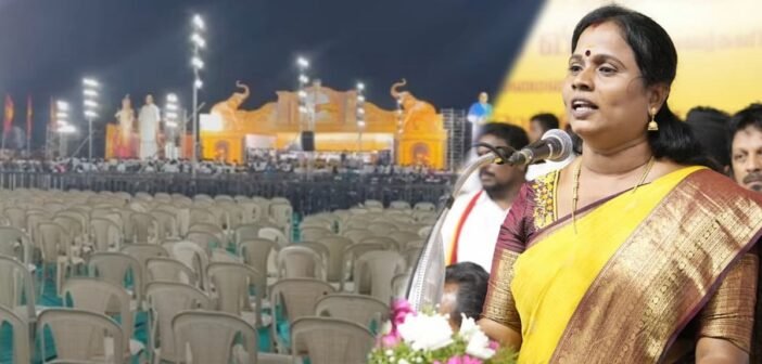 ‘காலி சேர்கள்…பாதியில் கலைந்த கூட்டம்…’ – தவெகவின் மதுராந்தக இணைப்பு விழா ஃபிளாப்? – அப்செட்டில் நிர்வாகிகள் |Empty Chairs, Half-Empty Venue: Was TVK’s Maduranthakam Membership Event a Flop?”