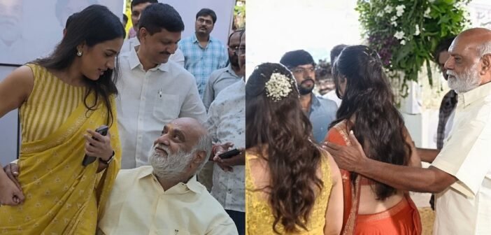 கீர்த்தி சுரேஷ், கிருத்தி ஷெட்டியின் கையைத் தொட்டுப் பேசிய இயக்குநர் – கண்டிக்கும் நெட்டிசன்கள்!