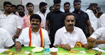 ‘தவெக எம்.எல்.ஏக்களுடன் பிரண்ட்ஷிப்; அமைச்சர்களுடன் அறுசுவை விருந்து!’ – விஜயபாஸ்கர் ஸ்கொயரின் இணைப்பு விழா ஹைலைட்ஸ்! |TVK MLAs, Ministers Share the Stage:Highlights from Vijayabhaskar’s Grand Networking Event