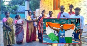 காமன்வெல்த் போட்டியில் பதக்கம் வென்ற திருவாரூர் வீரர் – கொண்டாட்டத்தில் சொந்த கிராம மக்கள்!